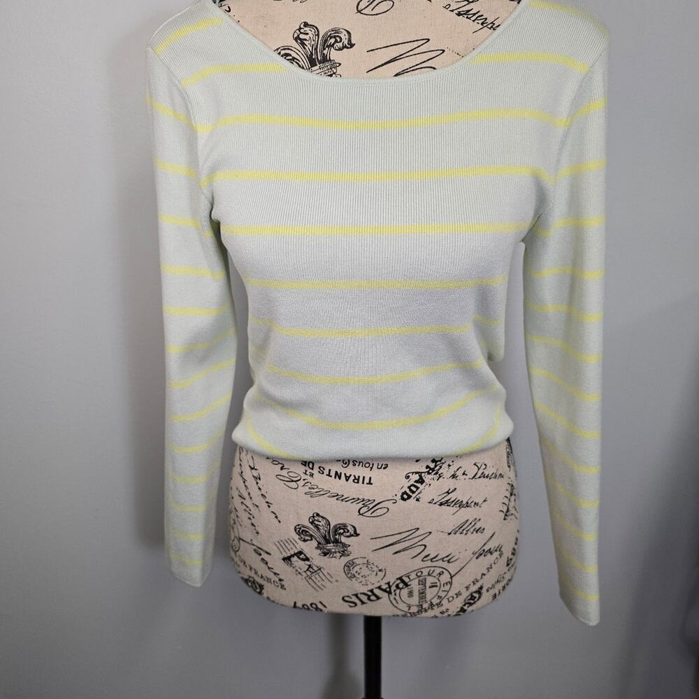 Zara ribbed long-sleeve knit top size Large NWT